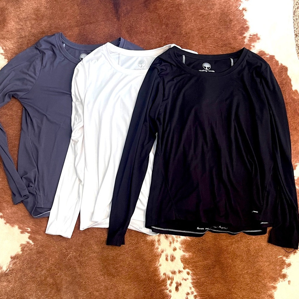 Healing Hands under scrub top set of three